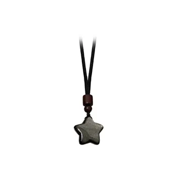 Nine Music Obsidian Necklaces Unisex