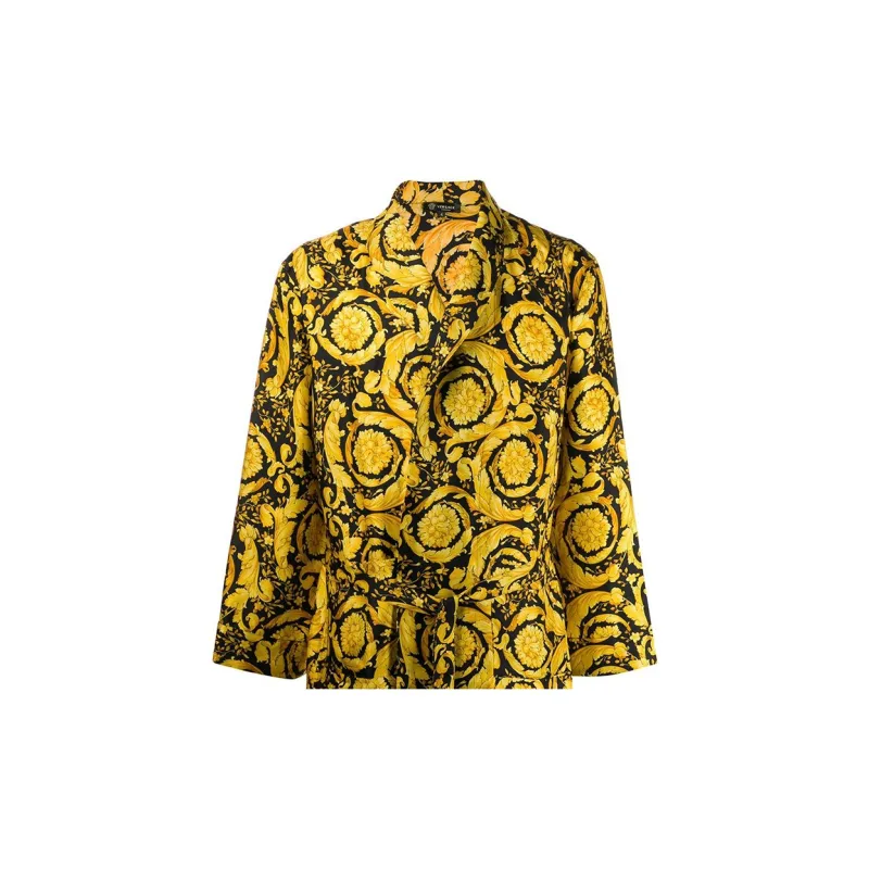 VERSACE Barocco Print Dressing Gown-5