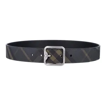 Burberry Checked Buckled Reversible Belt