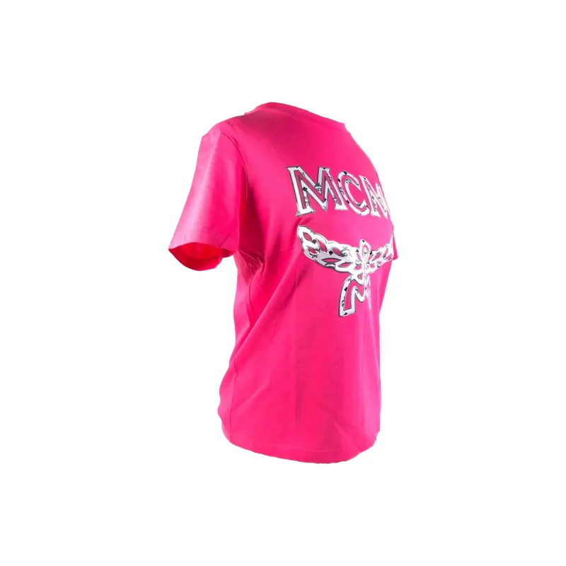 MCM T Shirts Women's Pink-2
