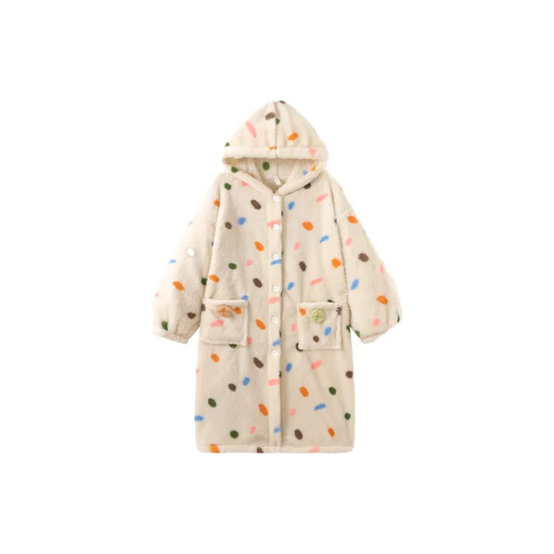 METE WHALE MT Nightgown Women's Multicolor Polka Dots-0