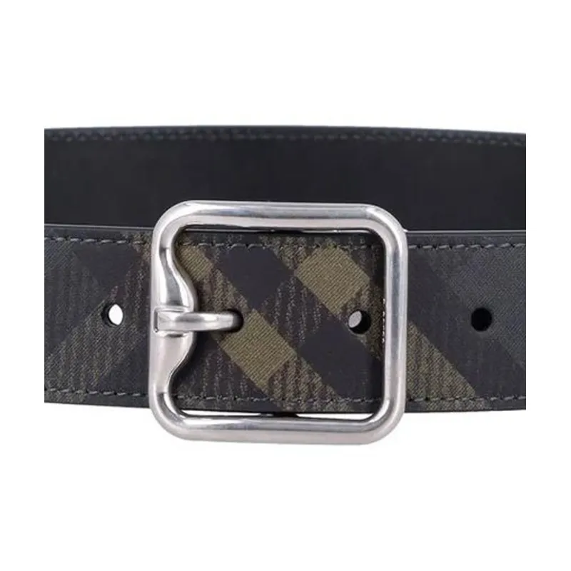 Burberry Checked Buckled Reversible Belt-2
