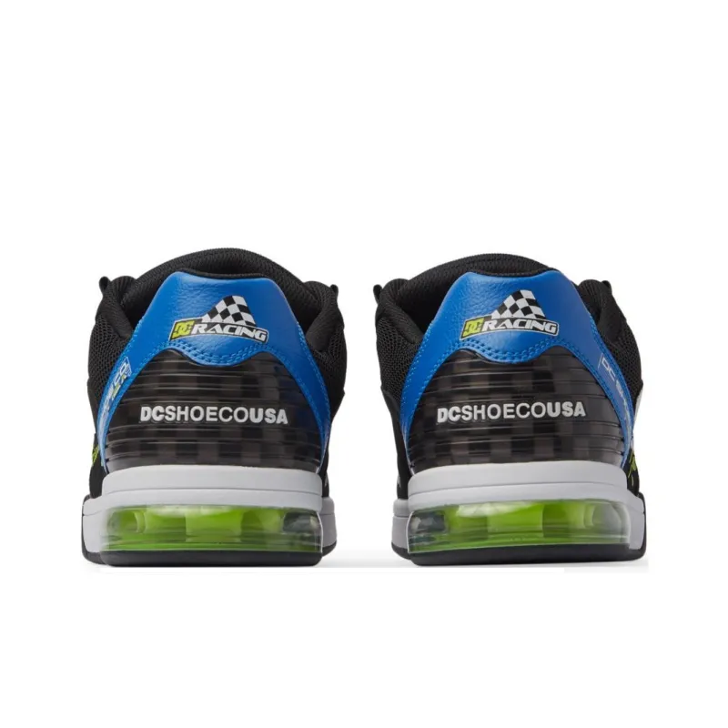 DC Shoes Versatile Le Anti Slip Wear Resistant Low Top Skateboard Shoes Men's Black-4