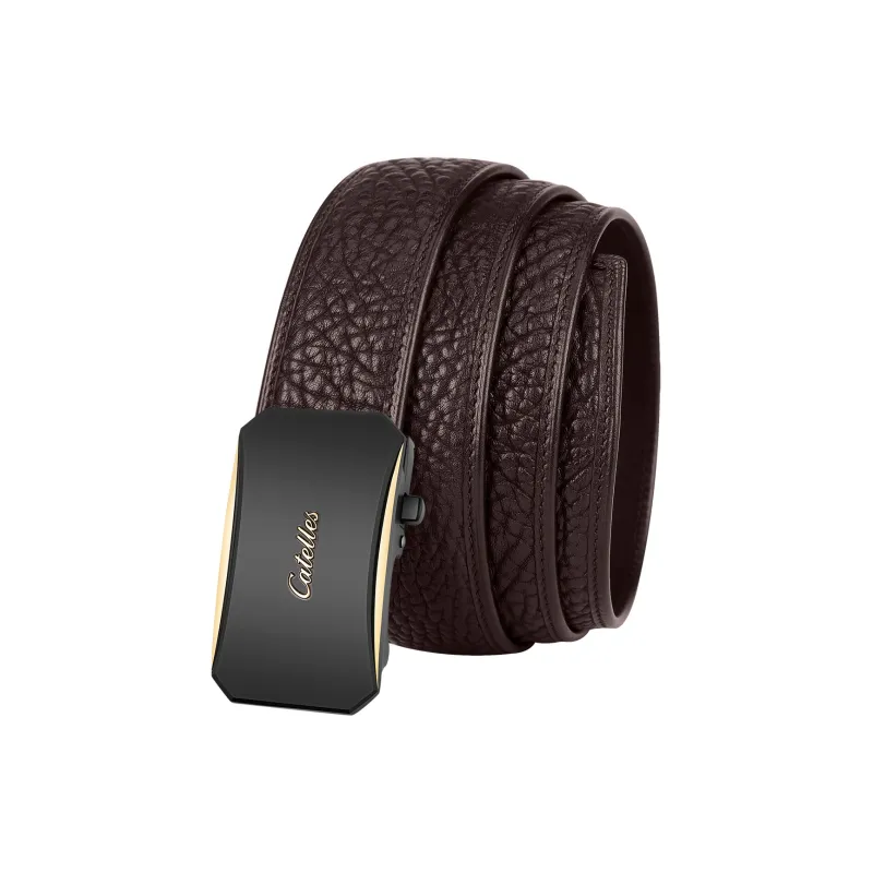 CATELLES Cow Leather Leather Belts Men's 3.5cm-6