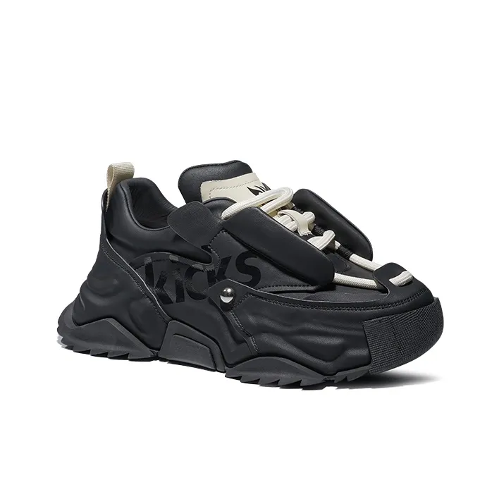 SALAXI Cushioning Height Increase Low Top Chunky Sneakers Unisex-8