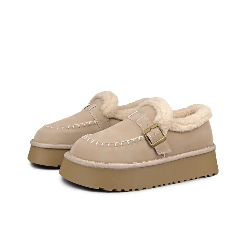 N6N8 Anti-Slip And Wear-Resistant Warm Low-Top Casual Shoes Women's-16