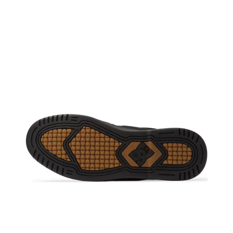 DC Shoes Construct Anti Slip Wear Resistant Low Top Casual Shoes Men's Black-5