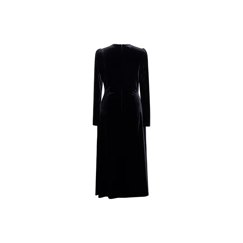 ROEYSHOUSE Long Sleeved Dresses Women's Black-1
