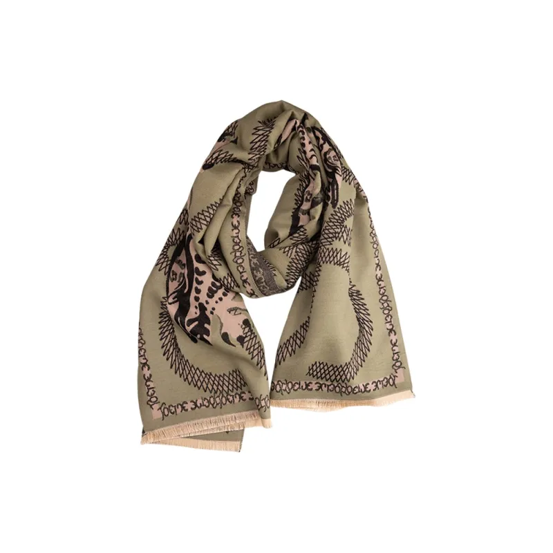 Lagur Faux Cashmere Knit Scarves Women's-3