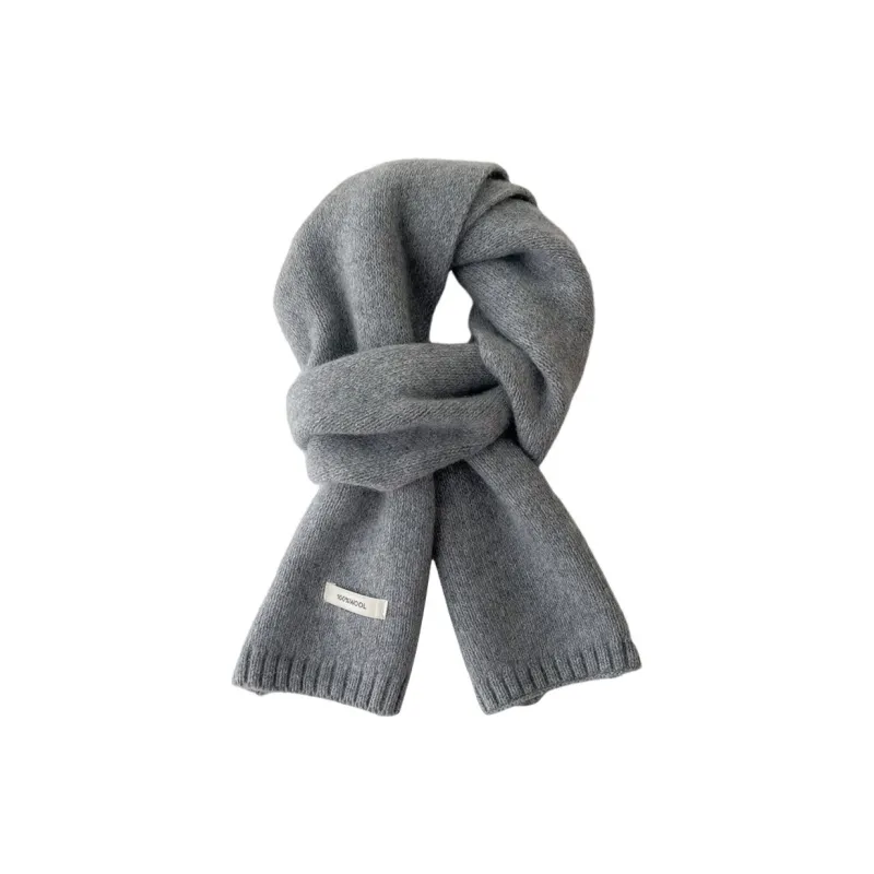 Cranta Komeia Wool Knit Scarves Women's Ecru-12