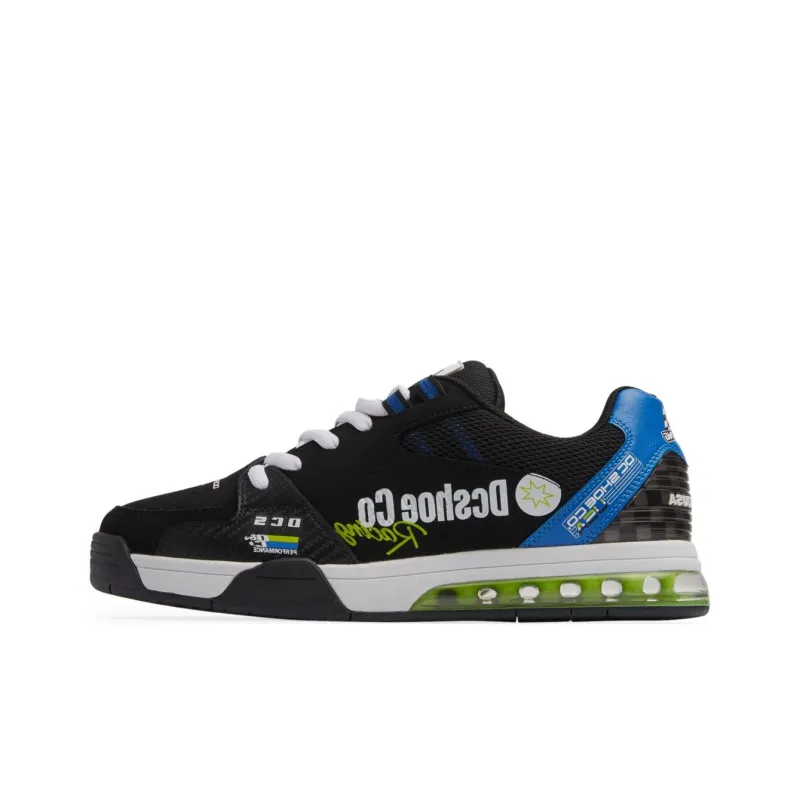DC Shoes Versatile Le Anti Slip Wear Resistant Low Top Skateboard Shoes Men's Black-0