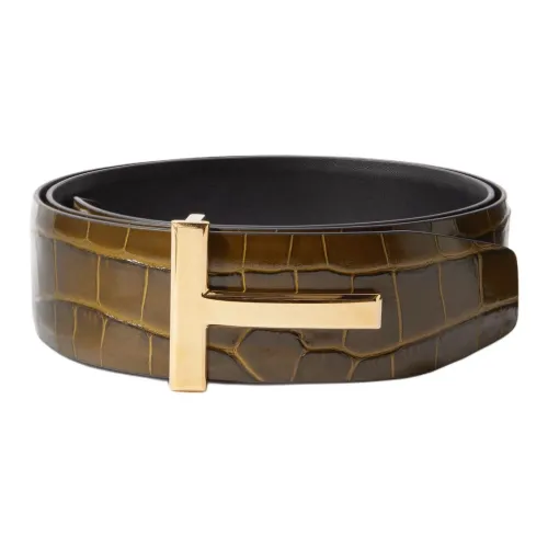 TOM FORD Croc-effect Belt