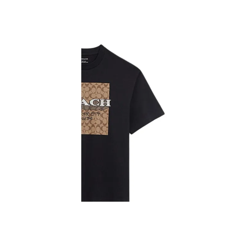 COACH T Shirts Men Black-4