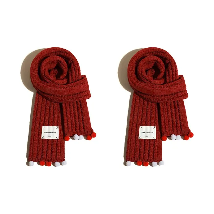 Lanza Knit Scarves Unisex-5