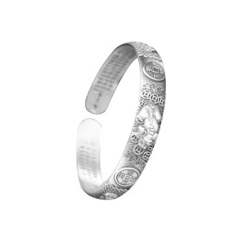 Nine Music 999 Fine Silver Bangles Unisex