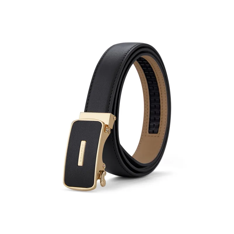 WilliamPOLO Cow Leather Leather Belts Women's 2.5cm Wide-0
