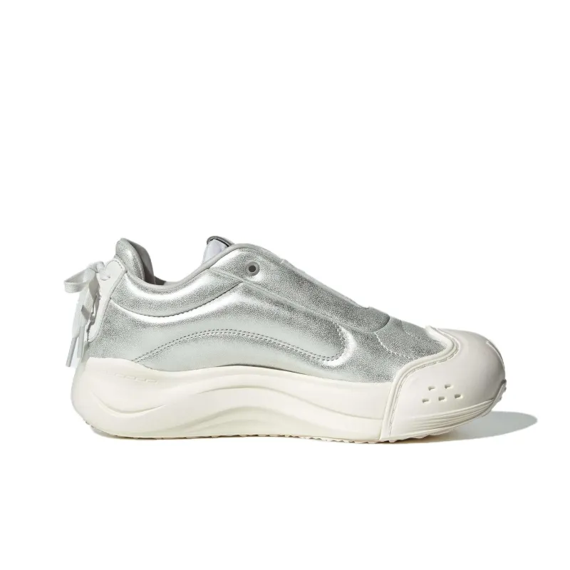 Adidas MAXXCOURT FOS Anti Slip Wear Resistant Low Top Casual Shoes Women's Silver White-1