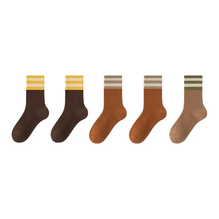 Caramella Mid Calf Socks Women's Combo Set-8