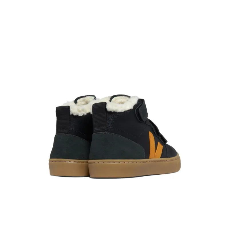 VEJA V-10 High-Top Skateboard Shoes Black Kids'-3