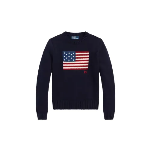 Polo Ralph Lauren X Polo Ralph Lauren Cotton American Flag Crewneck 'Black'