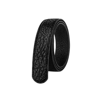 CATELLES Top Grain Cow Leather Leather Belts Men's Black 3.8cm