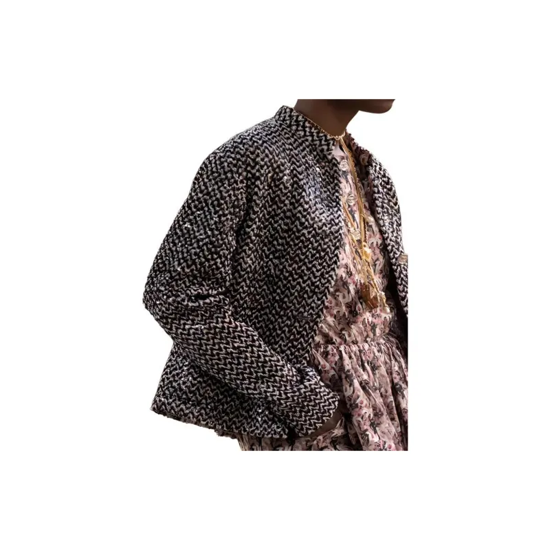 CHANEL 23 Spring Summer New Arrivals Jackets & Coats Women's Black-5