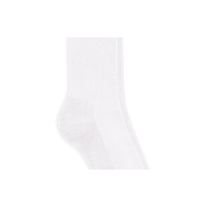 Balenciaga Mid Calf Socks Women's 1 Pack White-2