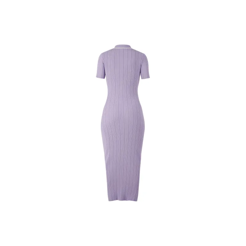 HUGO BOSS Short Sleeved Dresses Women's Purple-1