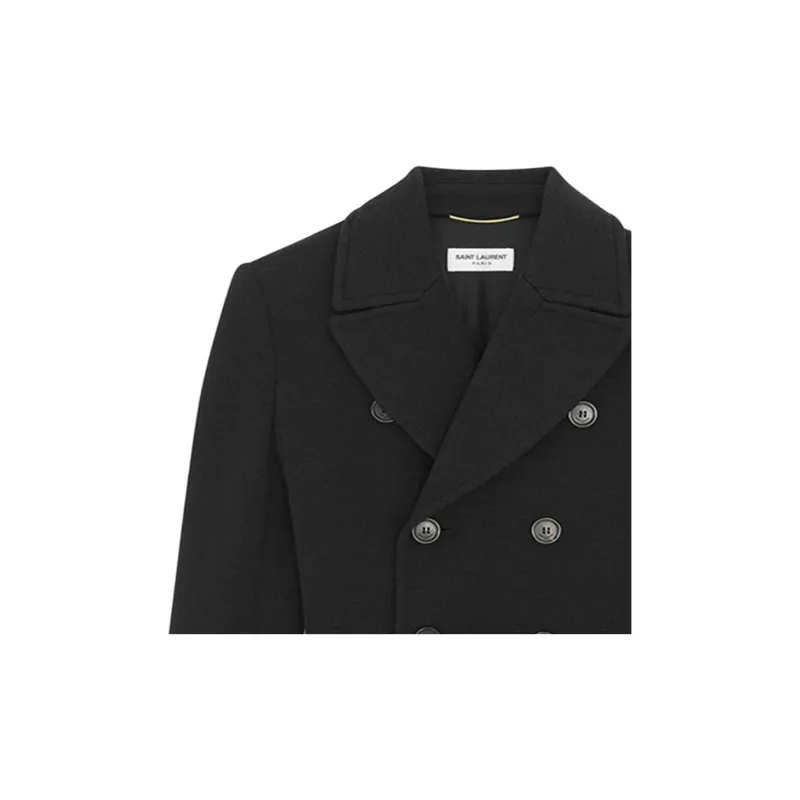 SAINT LAURENT Saharienne Notched lapels Blazer-5