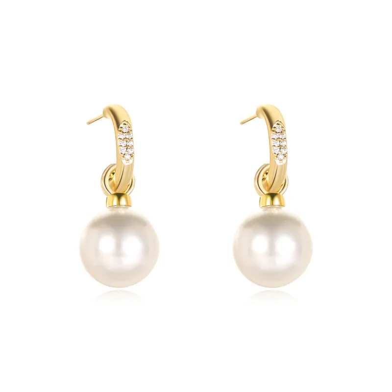 ONEKISS Gold Plated Copper Earrings Women's-0