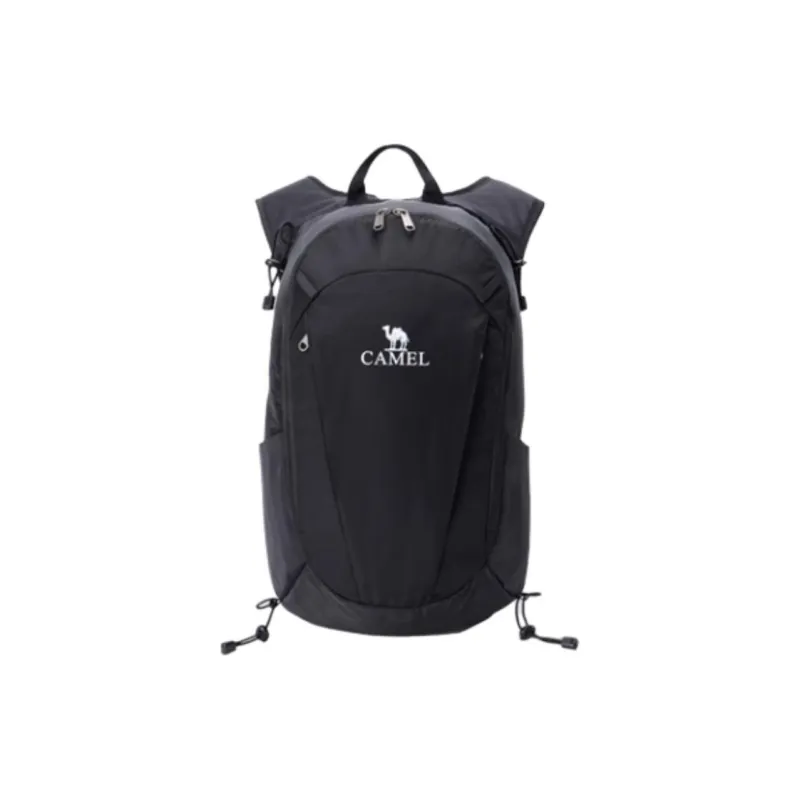 CAMEL Fabric Backpack Regular Unisex Black-0