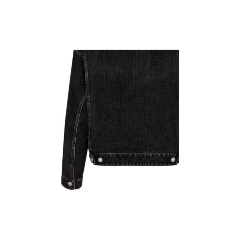 DIOR SS23 Denim Jacket Women's Black-3
