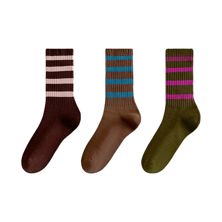 Caramella Mid Calf Socks Women's Combo Set-13