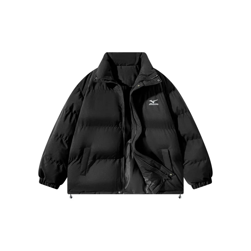 Mizuno Puffer Jacket Unisex Black Comes With Necklace-1