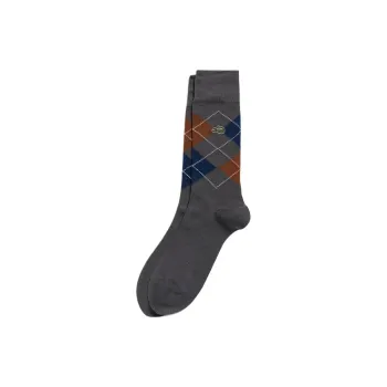 LACOSTE Mid Calf Socks Men's 1 Pack Gray