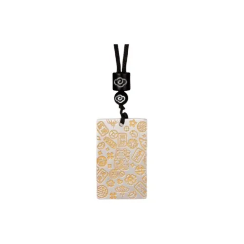 JINLUWANG Sterling Silver Hand Woven Cord Pendant Necklace Set Unisex