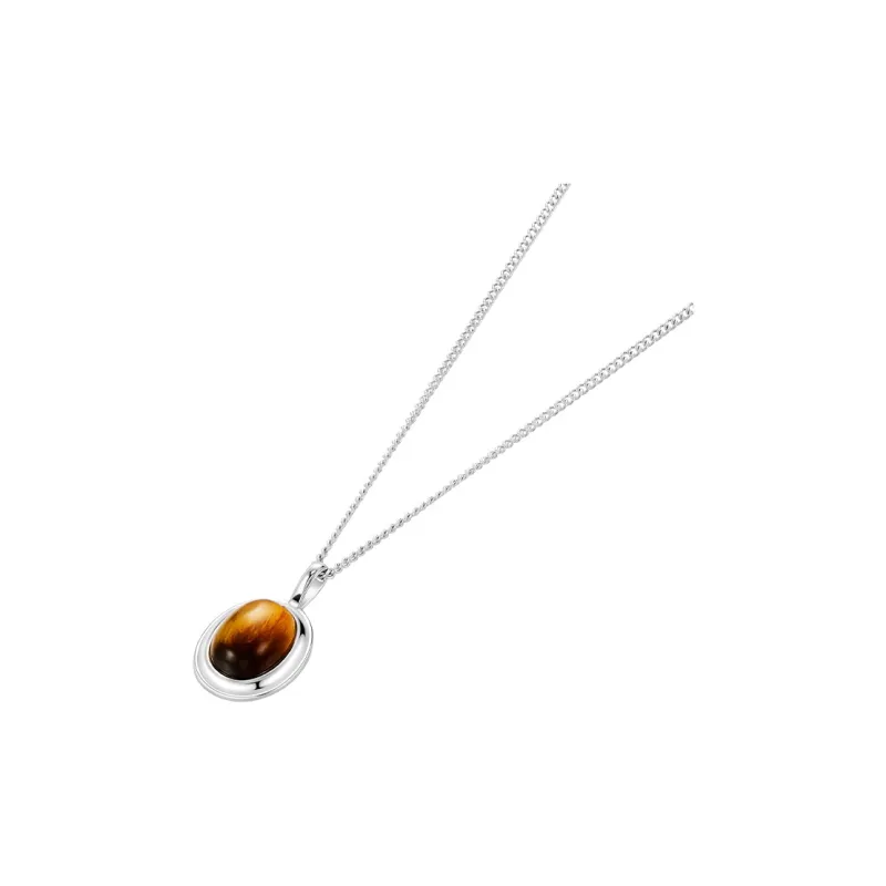 Misongma Tiger's Eye Stone Necklaces Women's-1