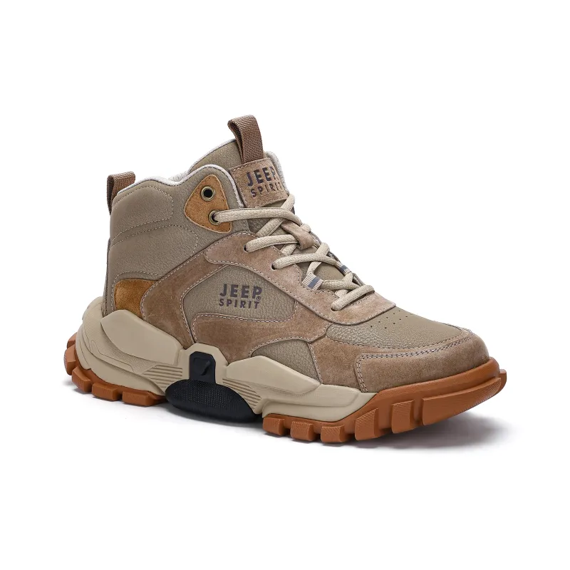 JEEP SPIRIT Short Outdoor Boots Men's Sandstone-3