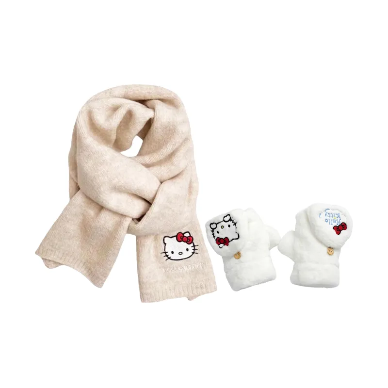 Hello Kitty X Sanrio Hello Kitty Knit Scarves Unisex-0