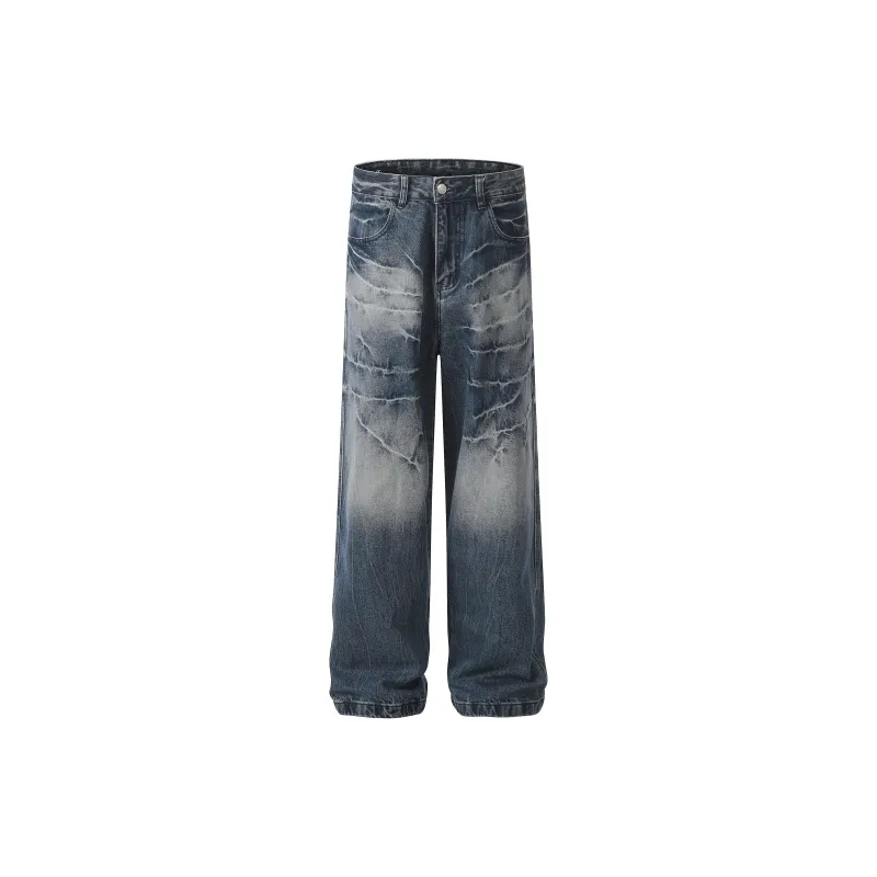 TESTUNG Loose Fit Straight Fit Jeans Unisex-5
