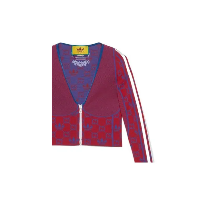 GUCCI x Adidas Originals Sweatshirt Women's Red-5