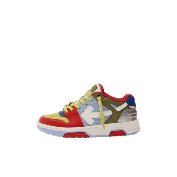 OFF WHITE Out Of Office Low Top Kids' Skateboarding Shoes Red Kids'
