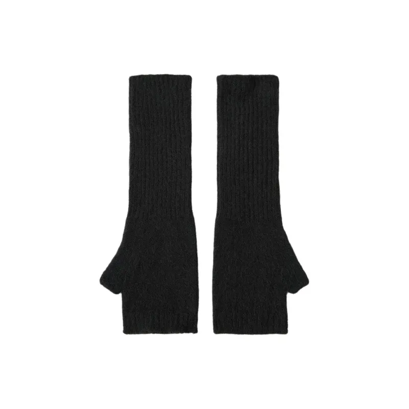 ZARA Polyester Knit Gloves Women's Multicolor-1