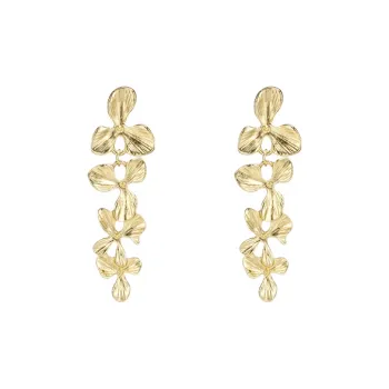 Peach Tea Alloy Earrings Women's