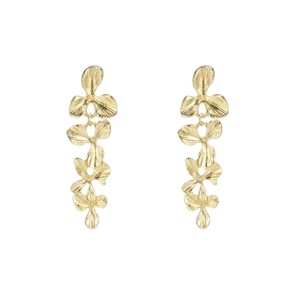 Peach Tea Alloy Earrings Women's-0
