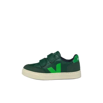 VEJA V-12 Low-Top Kids' Skateboarding Shoes Green Kids'