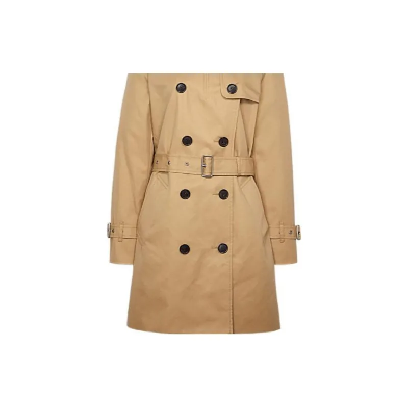 COACH Trench Coat Women's Khaki-3