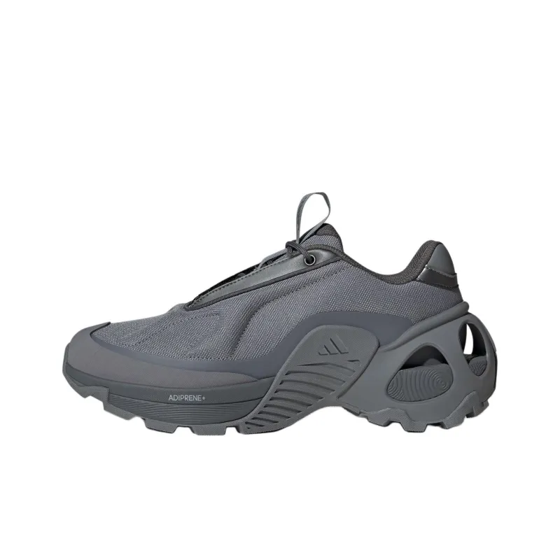Adidas Edge Runner Anti Slip Wear Resistant Low Top Casual Running Shoes Unisex Dark Gray-0