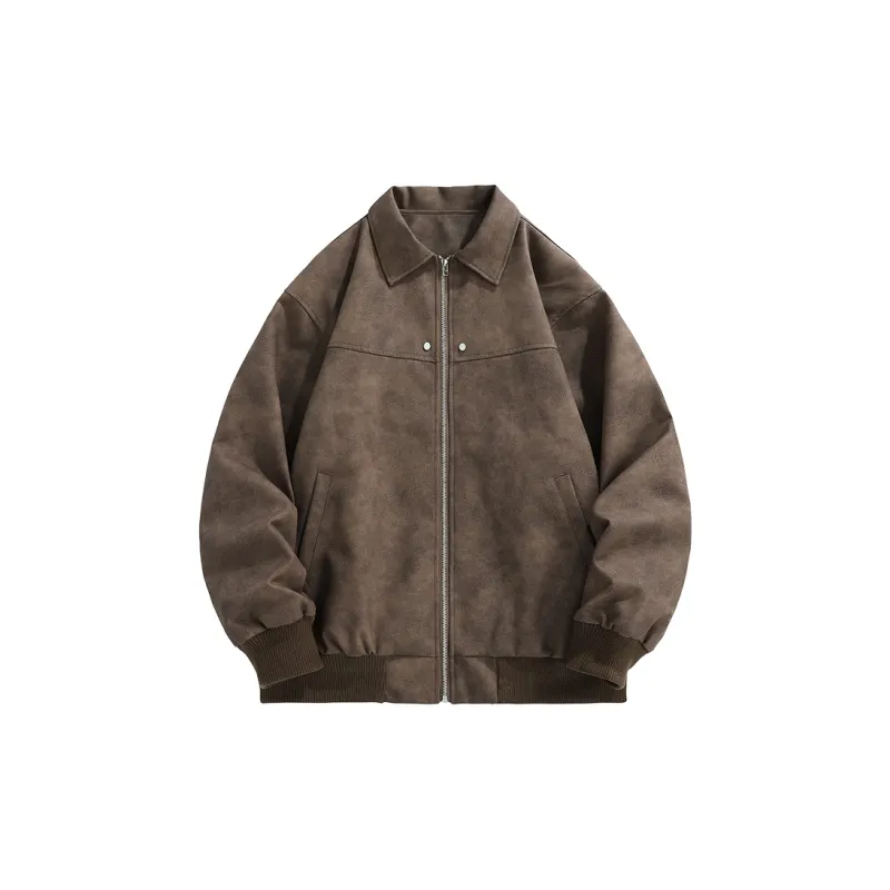 MM Leather Jacket Fall Winter Unisex-14
