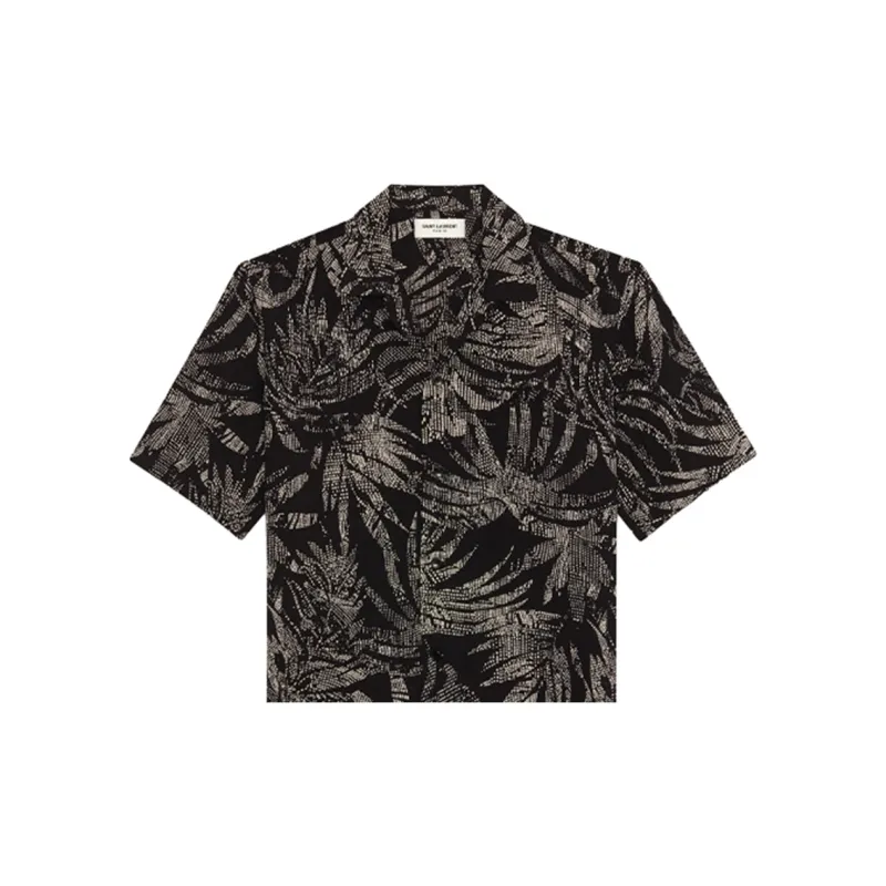 SAINT LAURENT Shirt Men's Black-7
